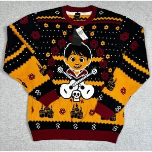Pixar Coco Miguel Holiday Sweater Mens Medium BoxLunch Disney Knitted Pullover
